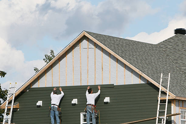 Professional Siding technician working in Industry, PA